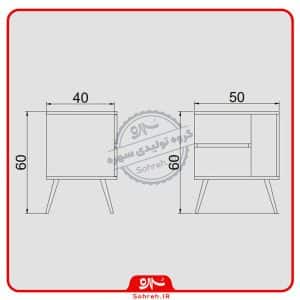 میز پاتختی مدل SO23145