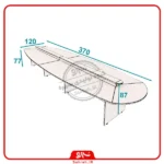 میز کنفرانس مدرن به همراه رنگبندی کامل